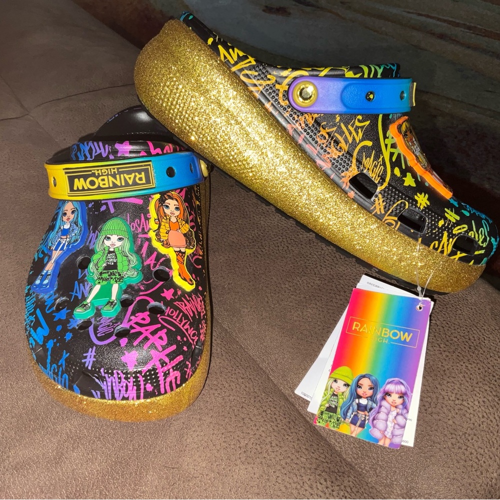 Rainbow High Girls Crocs... Shimmer!